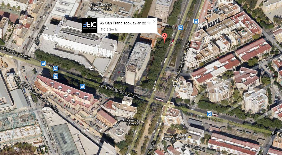 Imagen de la oficina desde google maps